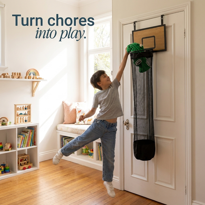 Slam Dunk Laundry – The Laundry Basket Kids Actually Use