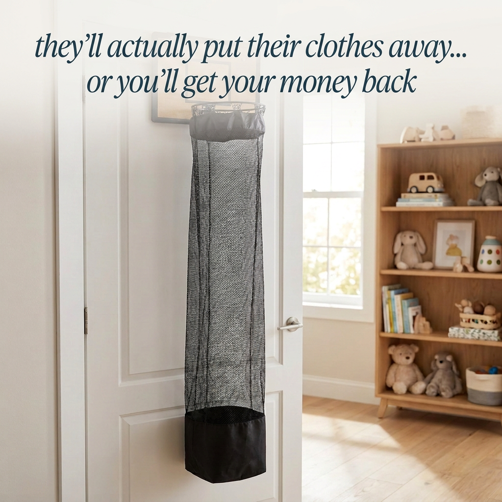 Slam Dunk Laundry – The Laundry Basket Kids Actually Use